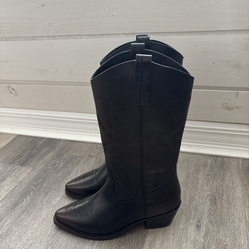Vintage Foundry Co. Trudy Women's Cowboy Boots Brown Size 6 - Picture 3 of 16
